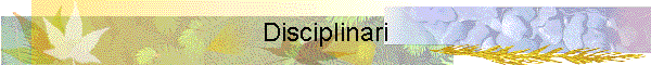 Disciplinari